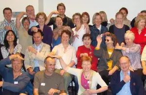 Tapping participants in workshop
