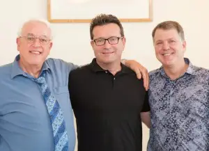 David and Steve with Jean-Michel Gurret