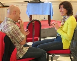Tapping exercise in Riolo Terme PET Workshop