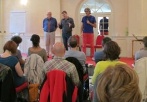 Dr. David Lake, Steve Wells, and Andrea Fredi